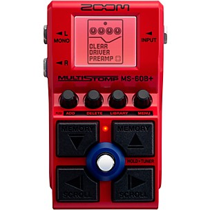 Zoom MS-60B+ MultiStomp Bass Effects Pedal -