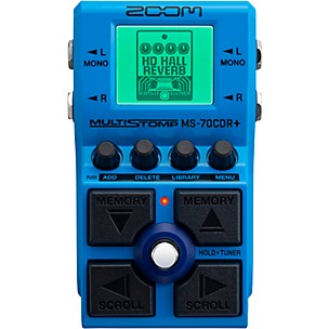 Zoom MS-70CDR+ MultiStomp Chorus/Delay/Reverb Effects Pedal -