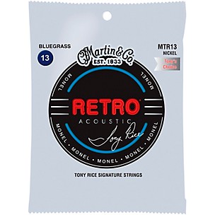 Martin MTR13 Retro Bluegrass (Tony Rice's Choice) Acoustic Guitar Strings