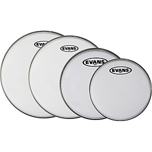 EVANS MX White Tenor Drum Head 4-Pack
