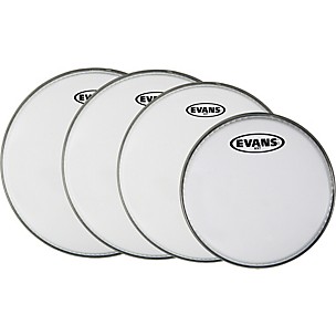 Evans MX White Tenor Drumhead 4-Pack