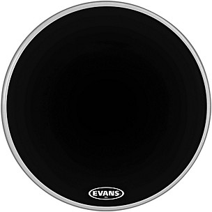EVANS MX2 Black Marching Bass Drum Head