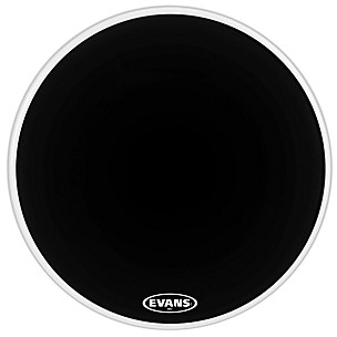EVANS MX2 Black Marching Bass Drum Head