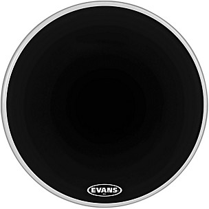 EVANS MX2 Black Marching Bass Drum Head