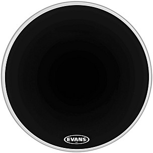 EVANS MX2 Black Marching Bass Drum Head