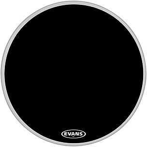 EVANS MX2 Black Marching Bass Drum Head