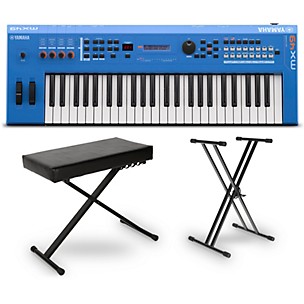 Yamaha MX49 49-Key Music Production Synthesizer Essentials Bundle