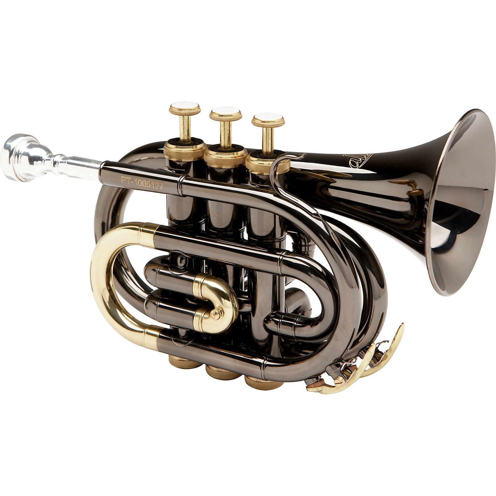 Allora Allora MXPT-5801-BK Black Nickel Series Pocket Trumpet