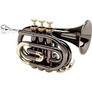 Allora MXPT-5801-BK Black Nickel Series Pocket Trumpet
