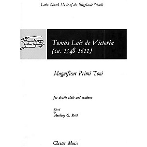 CHESTER MUSIC Magnificat Primi Toni CHORAL SCORE