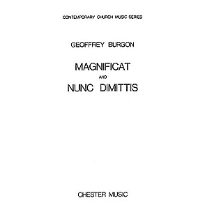 CHESTER MUSIC Magnificat and Nunc Dimittis (Vocal Score) 2PT TREBLE Composed by Geoffrey Burgon