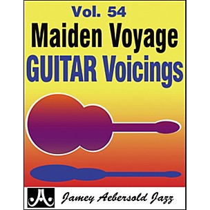 Jamey Aebersold Maiden Voyage Guitar Voicings Play-Along Book and CD