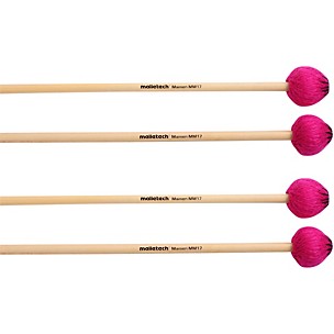 Malletech Mainieri Vibraphone Mallets Set of 4 (2 Matched Pairs)