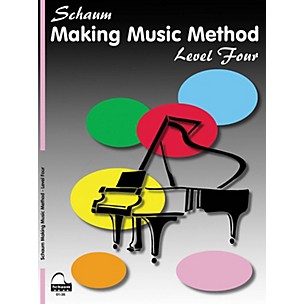 Schaum Making Music Method (Level 4 Inter Level) Educational Piano Book by John W. Schaum