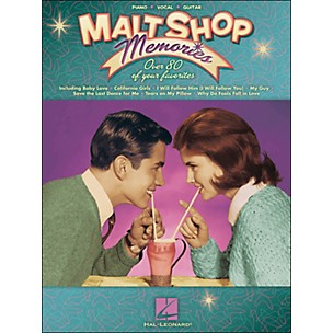 Hal Leonard Malt Shop Memories arranged for piano, vocal, and guitar (P/V/G)