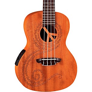 Luna Maluhia Concert Acoustic-Electric Ukulele