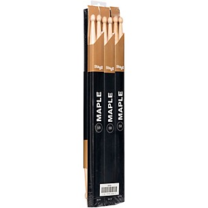 Stagg Maple Drum Sticks Wood Tip 12-Pair