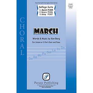 PAVANE March (from Solfege Suite) UNIS/2PT composed by Ken Berg