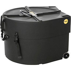 HARDCASE Marching Bass Drum Case with Wheels