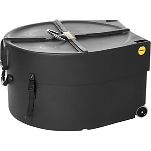 HARDCASE Marching Bass Drum Case with Wheels