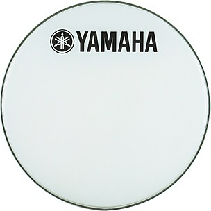 Yamaha Marching Bass Drum Head with Fork Logo