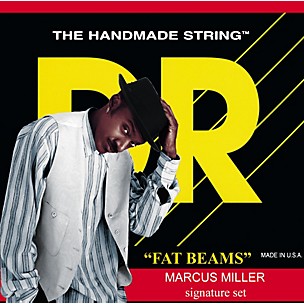 DR Strings Marcus Miller MM6-30 Fat Beams Medium 6-String Bass Strings .125 Low B