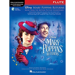 Hal Leonard Mary Poppins Returns for Flute Instrumental Play-Along Songbook Book/Audio Online