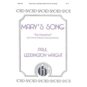 Hinshaw Music Mary's Song SATB composed by Paul Leddington Wright