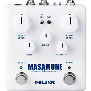 NUX Masamune Booster and Kompressor Effects Pedal