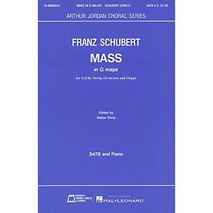 Edward B. Marks Music Company Mass in G Major SATB composed by Franz Schubert