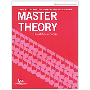 KJOS Master Theory Series Book 4 Elementary Harmony
