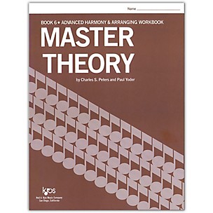 KJOS Master Theory Series Book 6 Advanced Harmony