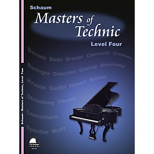 Schaum Masters Of Technic, Lev 4 Educational Piano Series Softcover