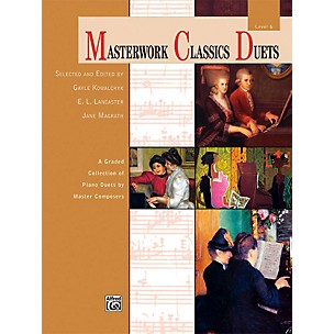 Alfred Masterwork Classics Duets Level 6 Late Intermediate