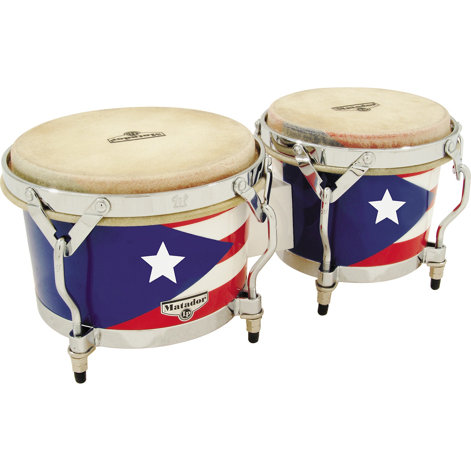 LP Matador Puerto Rico Flag BongosLP Matador Puerto Rico Flag Bongos  