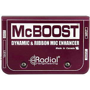 Radial Engineering McBoost Microphone Signal Intensifier