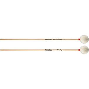 Innovative Percussion Medium General Marimba Mallets with Birch Handle White Yarn