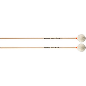 Innovative Percussion Medium Hard Marimba Mallets with Birch Handles and White Yarn