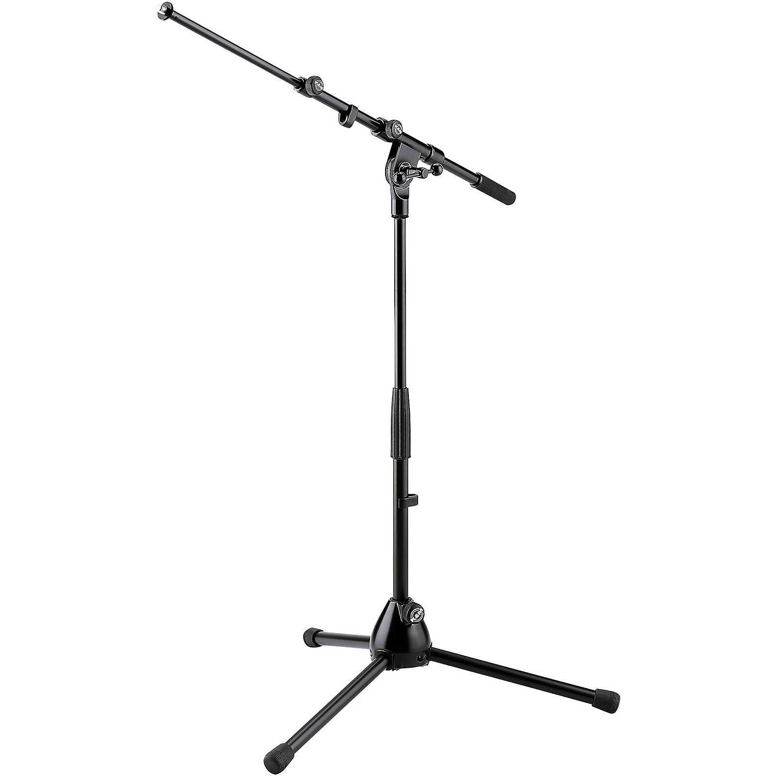 K&M Medium-Height Tripod Mic Stand With Adjustable Boom