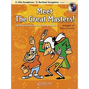 Curnow Music Meet the Great Masters! (Eb Alto Saxophone - Grade 1-2) Concert Band Level 1-2