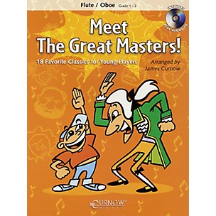 Curnow Music Meet the Great Masters! (Flute/Oboe - Grade 1-2) Concert Band Level 1-2