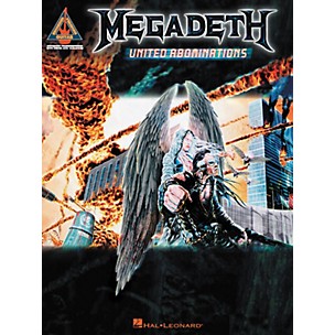 Hal Leonard Megadeth - United Abominations Guitar Tab Songbook