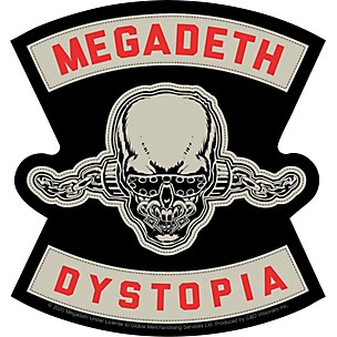 C&D Visionary Megadeth Dystopia Sticker