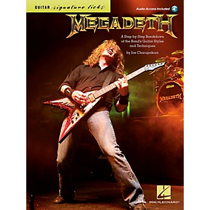 Hal Leonard Megadeth Guitar Signature Licks Book/CD