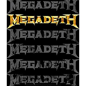 C&D Visionary Megadeth Multi Logo Sticker