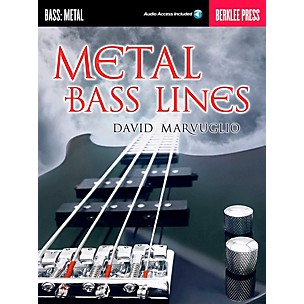 Berklee Press Metal Bass Lines - Berklee Press Book/Online Audio