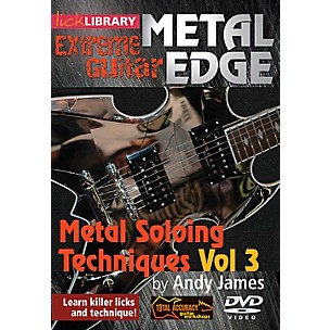 Licklibrary Metal Soloing Techniques, Volume 3 Lick Library Series DVD Performed by Andy James