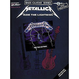 Hal Leonard Metallica - Ride the Lightning Bass Tab Book