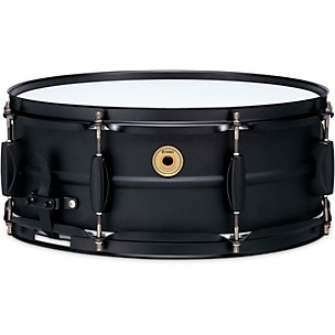 TAMA Metalworks Steel Snare Drum with Matte Black Shell Hardware
