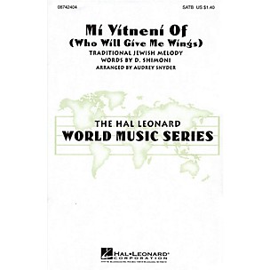 Hal Leonard Mi Yitneni Of (Who Will Give Me Wings) 2-Part Arranged by Audrey Snyder